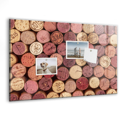 Magnetisch wandbord Wijnkurken
