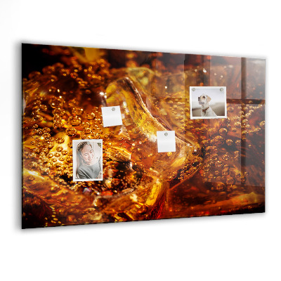 Magnet board Close-up van de drank