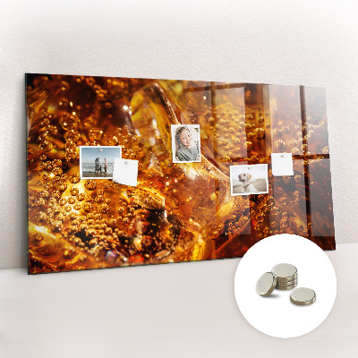 Magnet board Close-up van de drank