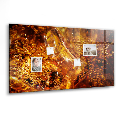 Magnet board Close-up van de drank