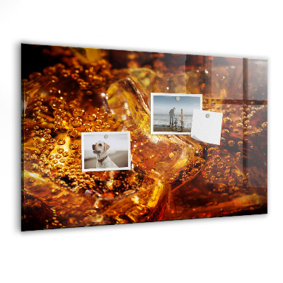 Magnet board Close-up van de drank