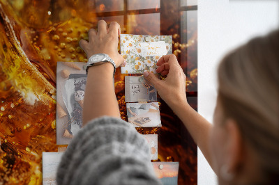 Magnet board Close-up van de drank