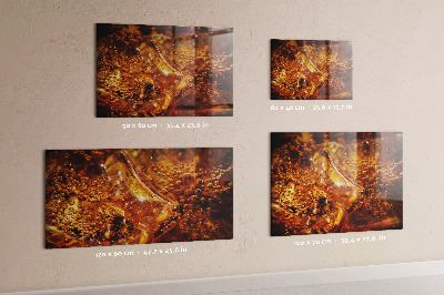 Magnet board Close-up van de drank