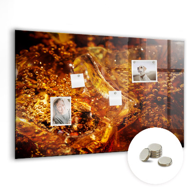 Magnet board Close-up van de drank