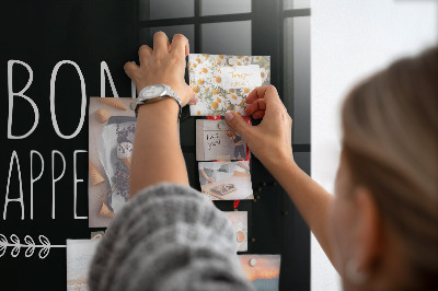 Magnetisch wandbord Opschrift 'Smakelijk eten'