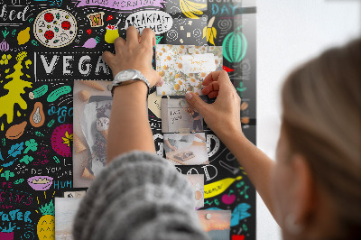 Magnet board Abstracte inscripties