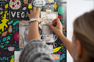 Magnet board Abstracte inscripties