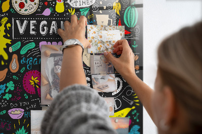 Magnet board Abstracte inscripties