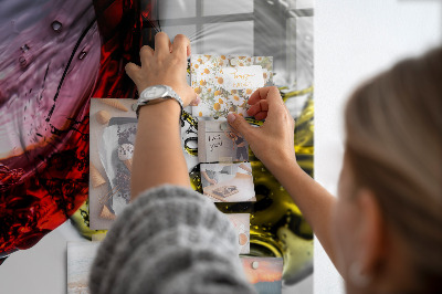 Memobord keuken Glazen wijn