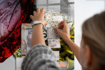 Memobord keuken Glazen wijn