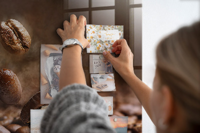 Memobord keuken Koffiebonen