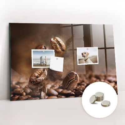 Memobord keuken Koffiebonen