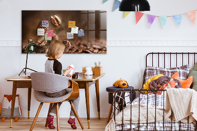 Memobord keuken Koffiebonen