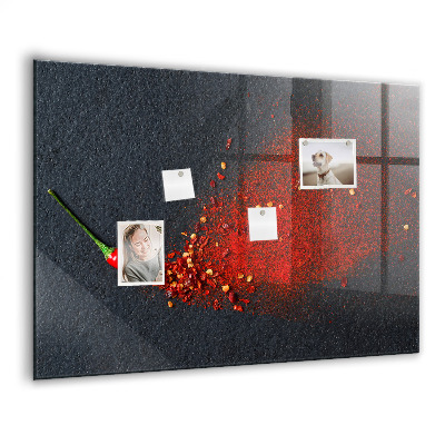Magnetisch wandbord Rode specerij