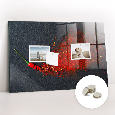 Magnetisch wandbord Rode specerij