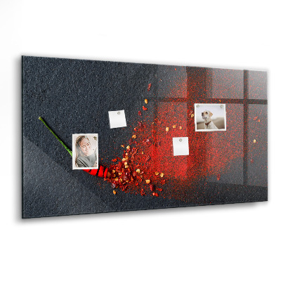 Magnetisch wandbord Rode specerij