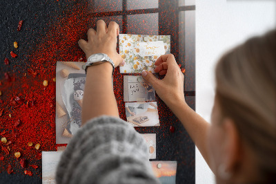 Magnetisch wandbord Rode specerij