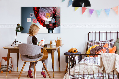 Magnet board Glas wijn