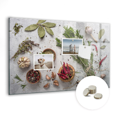 Magnetisch wandbord Specerijen