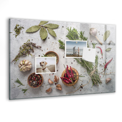 Magnetisch wandbord Specerijen
