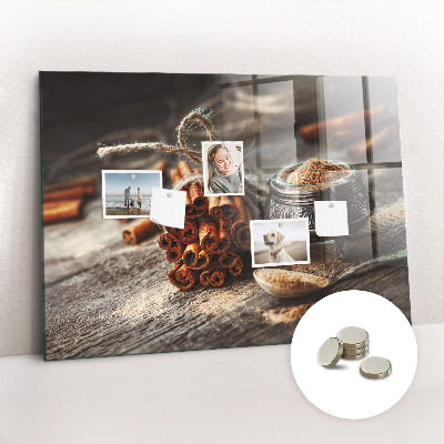 Magnetisch wandbord Kaneel