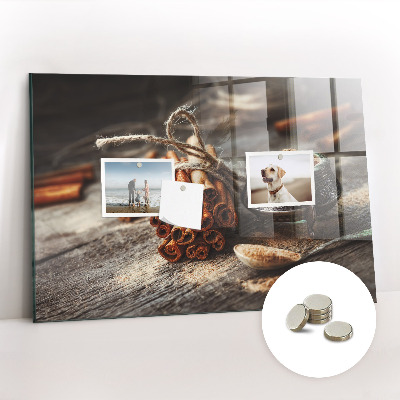 Magnetisch wandbord Kaneel