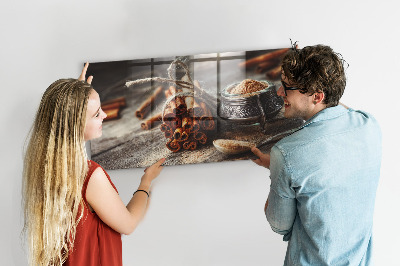 Magnetisch wandbord Kaneel