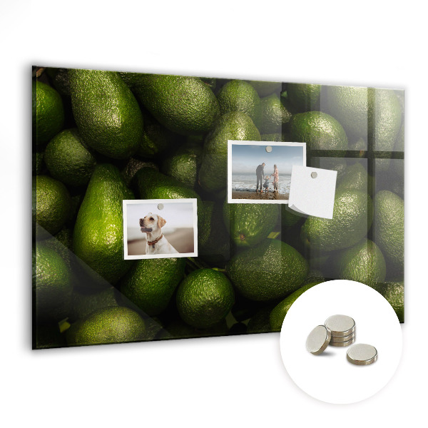 Memobord keuken Avocado