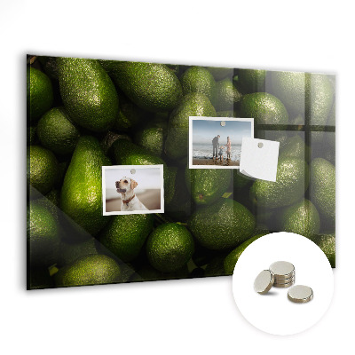 Memobord keuken Avocado