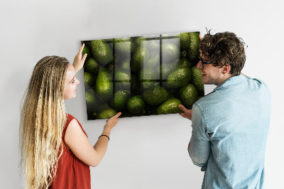 Memobord keuken Avocado