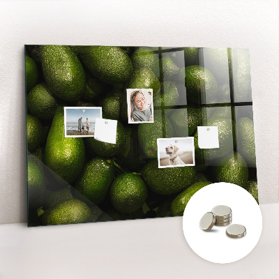 Memobord keuken Avocado