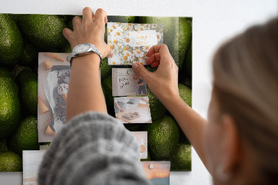 Memobord keuken Avocado