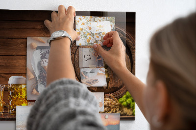 Memobord keuken Een vat bier