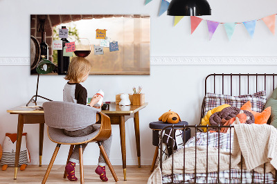 Memobord keuken Flessen wijn