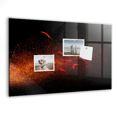 Magnetisch wandbord Chilipepers