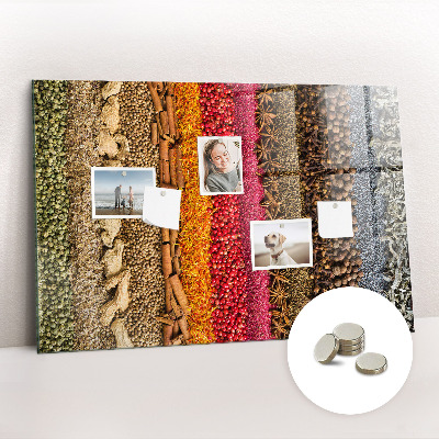 Magnet board Rijen met kruiden