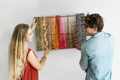 Magnet board Rijen met kruiden