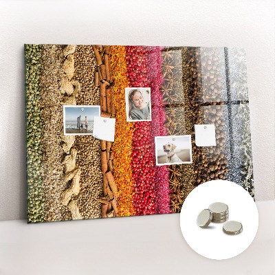 Magnet board Rijen met kruiden