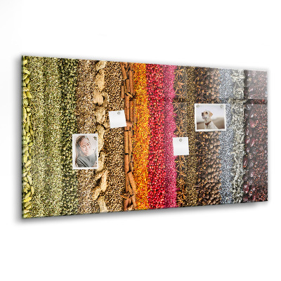 Magnet board Rijen met kruiden