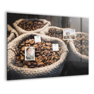 Memobord keuken Koffiezakjes