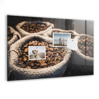 Memobord keuken Koffiezakjes