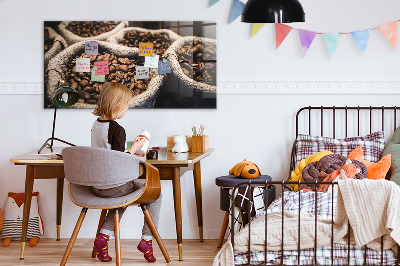 Memobord keuken Koffiezakjes