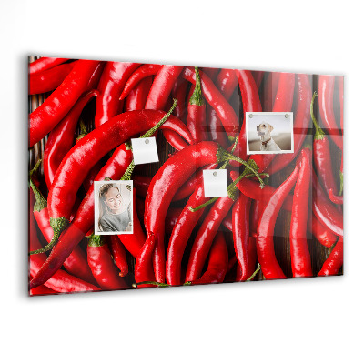 Magnetisch wandbord Hete pepers