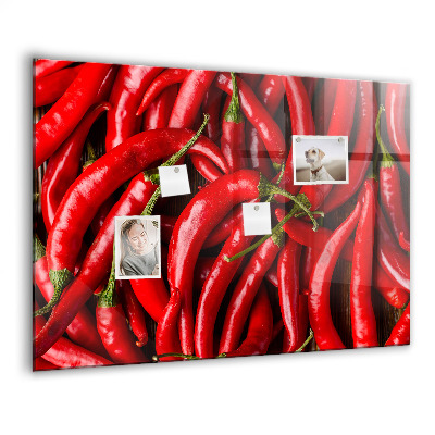 Magnetisch wandbord Hete pepers