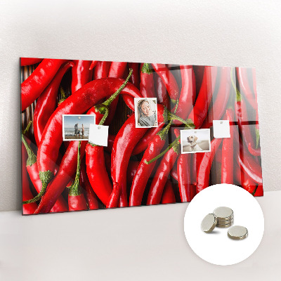 Magnetisch wandbord Hete pepers