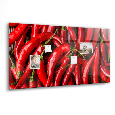 Magnetisch wandbord Hete pepers