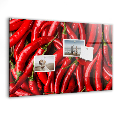 Magnetisch wandbord Hete pepers