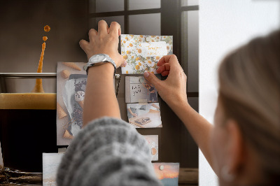 Memobord keuken Een kopje koffie