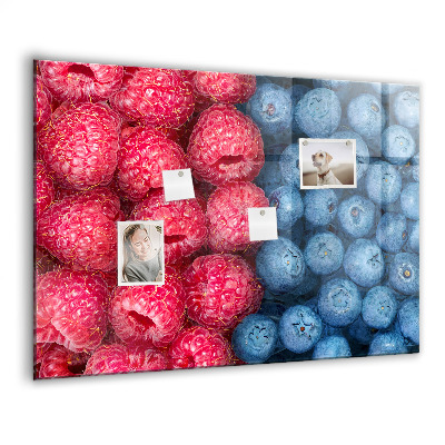 Magnetisch wandbord Bosbessen en frambozen
