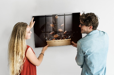 Magnetisch wandbord Hete koffie